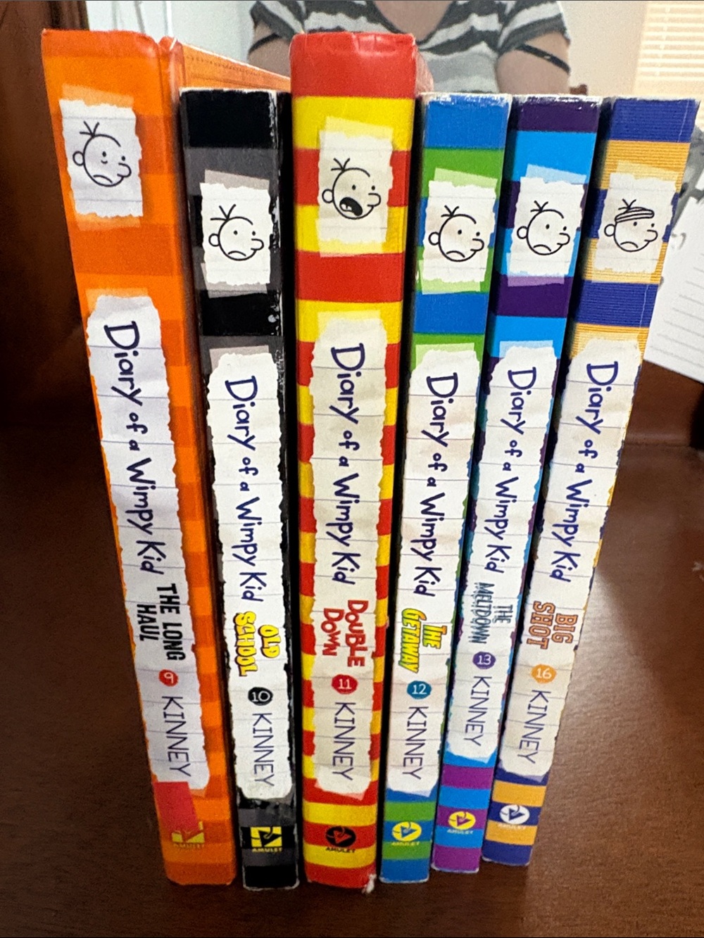 Diary of a Wimpy Kid Colorful Hardcover Set (6 Books)